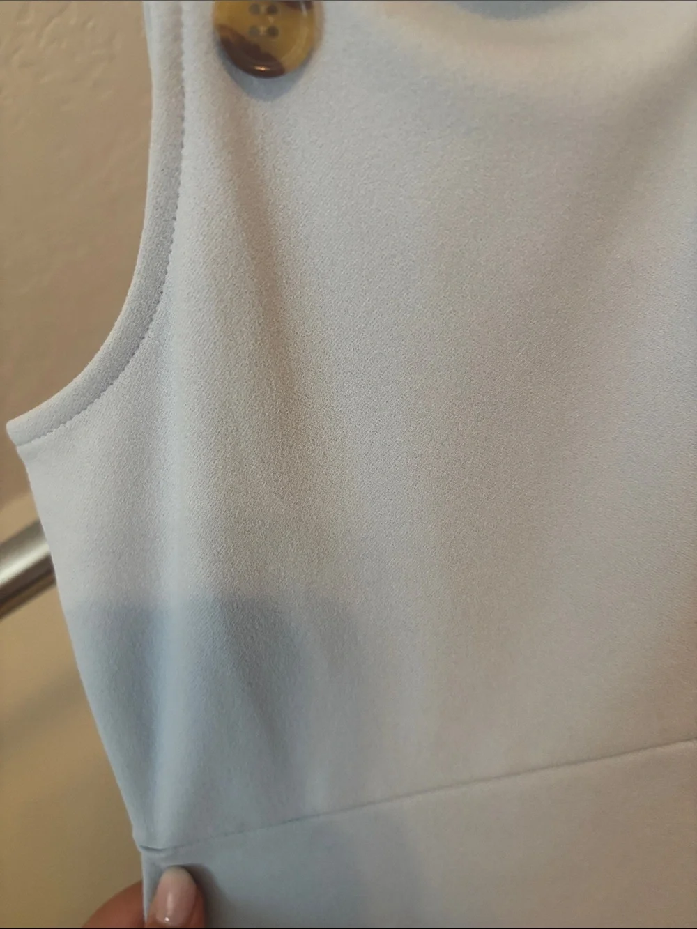 Baby blue dress w/ real pockets size 10